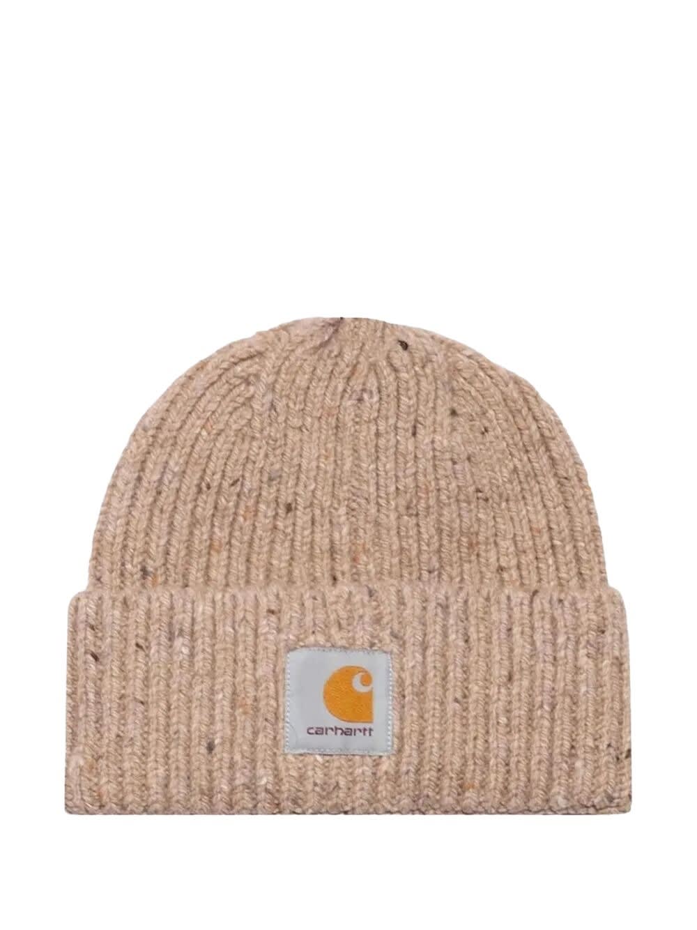 Carhartt Anglistic Beanie In Brown