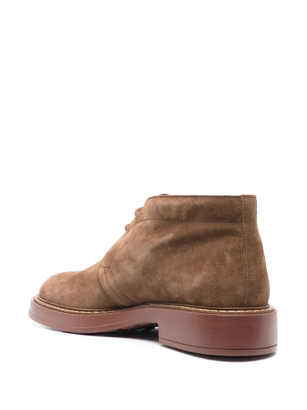 Shop Tod's Extralight 61k Ankle Boots In Light Walnut