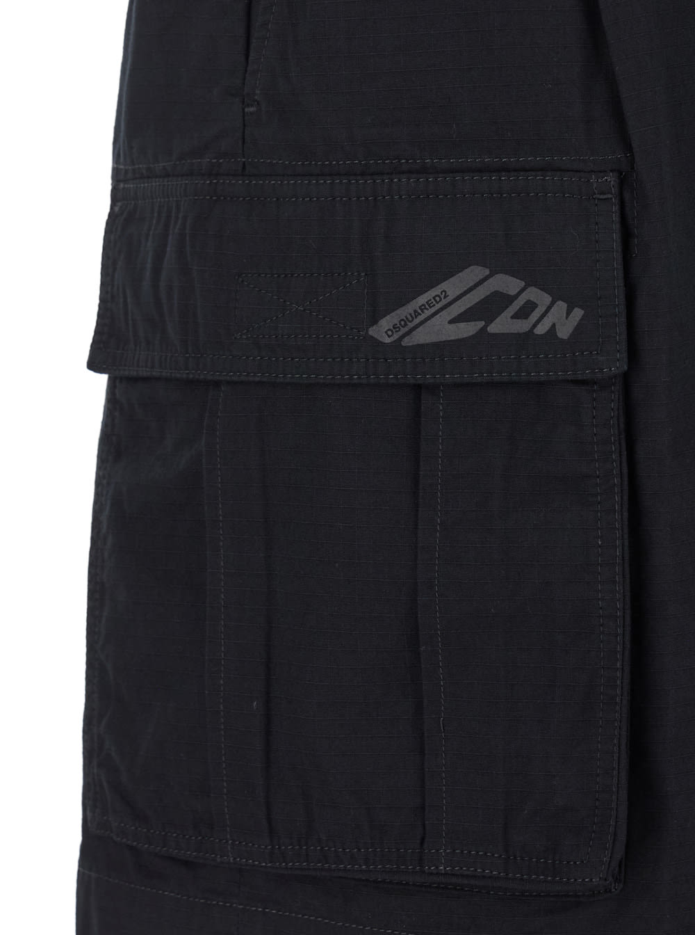 Dsquared2 Icon New Generation Big Boxer Jersey Shorts In Black
