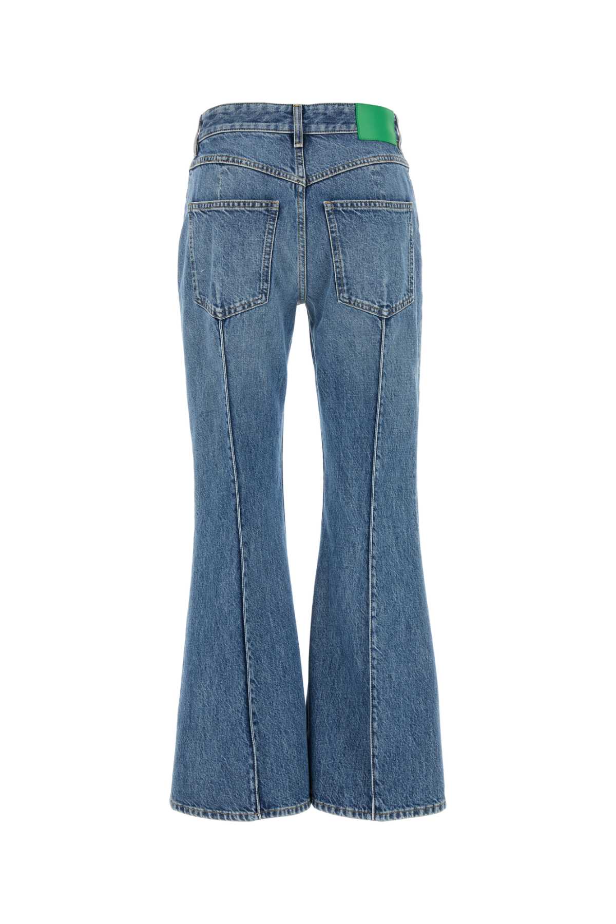 Shop Bottega Veneta Denim Jeans In Midblue