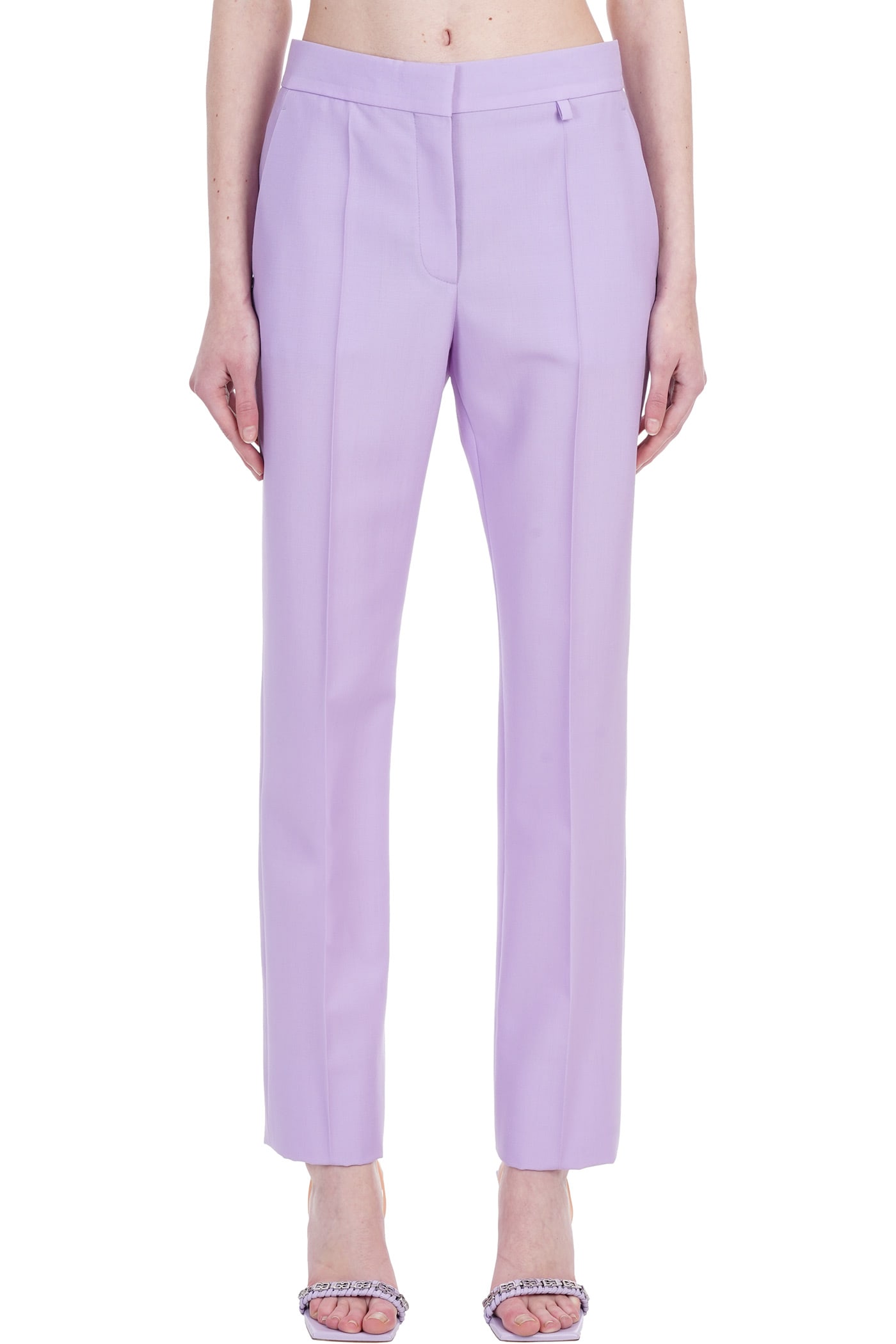 Givenchy Pants In Viola Wool