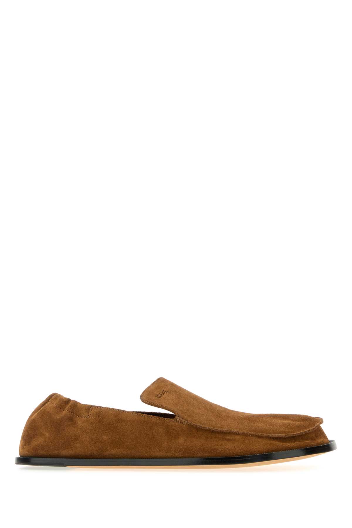 Camel Suede Flex Loafers