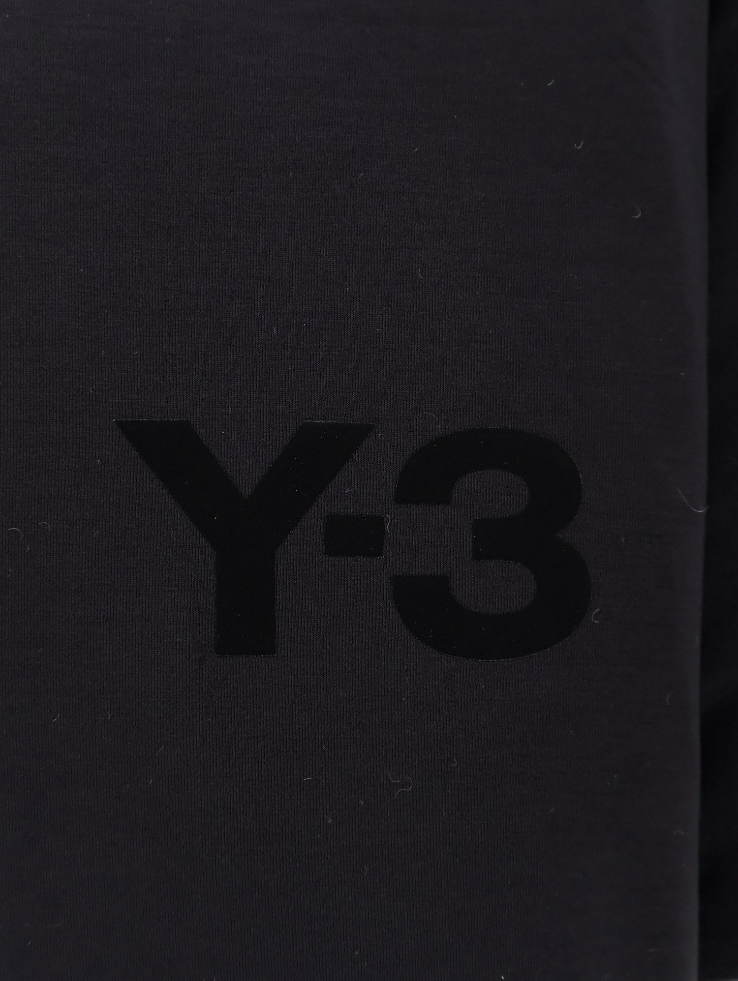 Y-3 Padded Crew Neck Short Sleeve T-shirt In Black