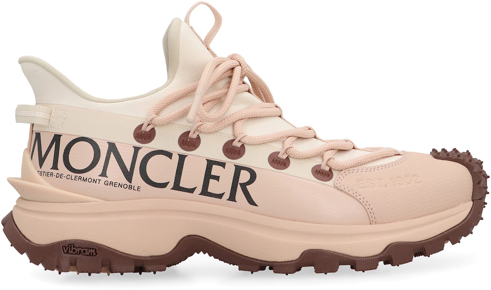 Moncler Lite 2 Low-top Sneakers With Vibram Sole In Pink