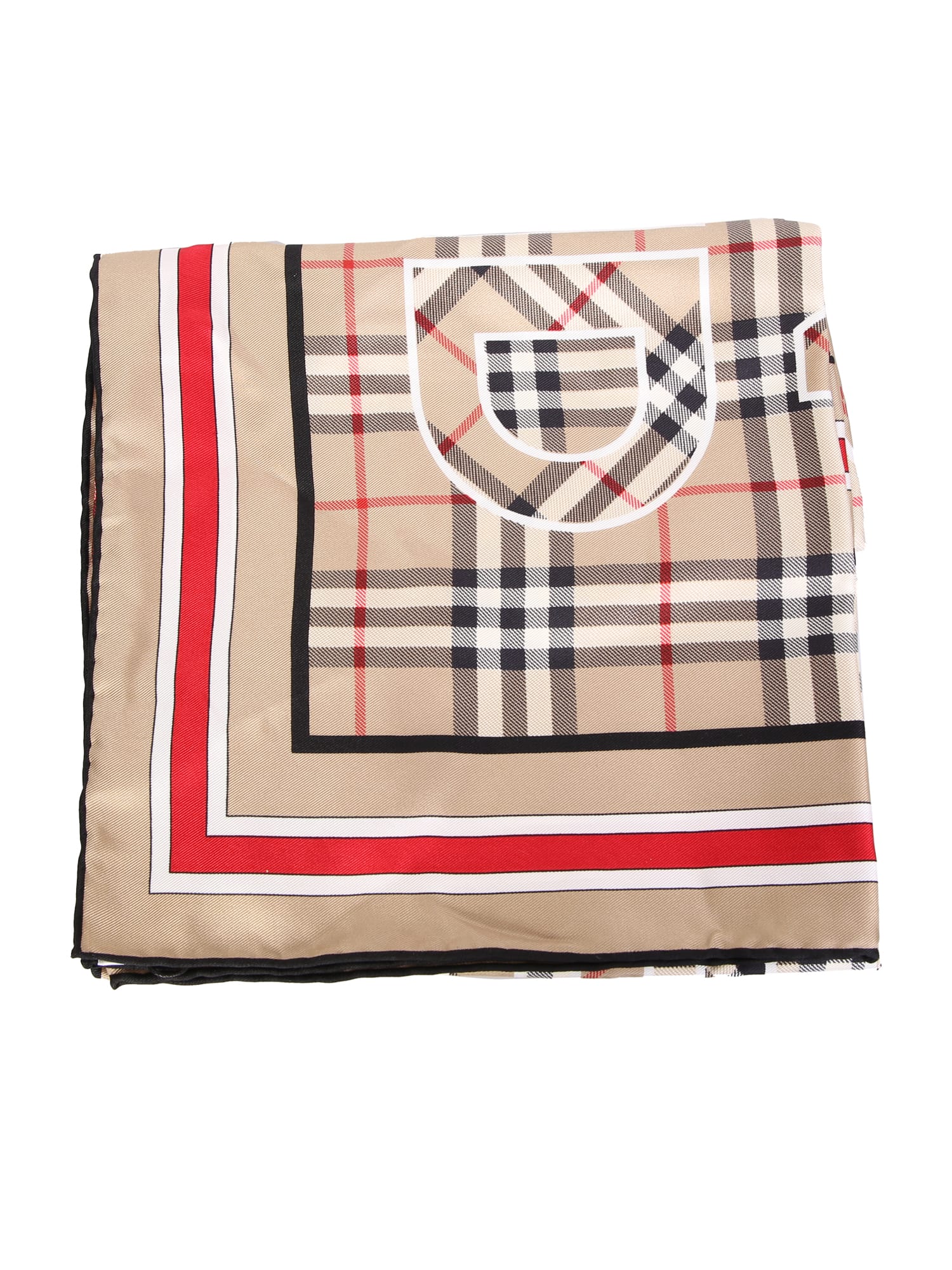 Burberry Vintage Check Logo Print Scarf. Iconic And Timeless Print, Making This Accessory An Undisputed Must