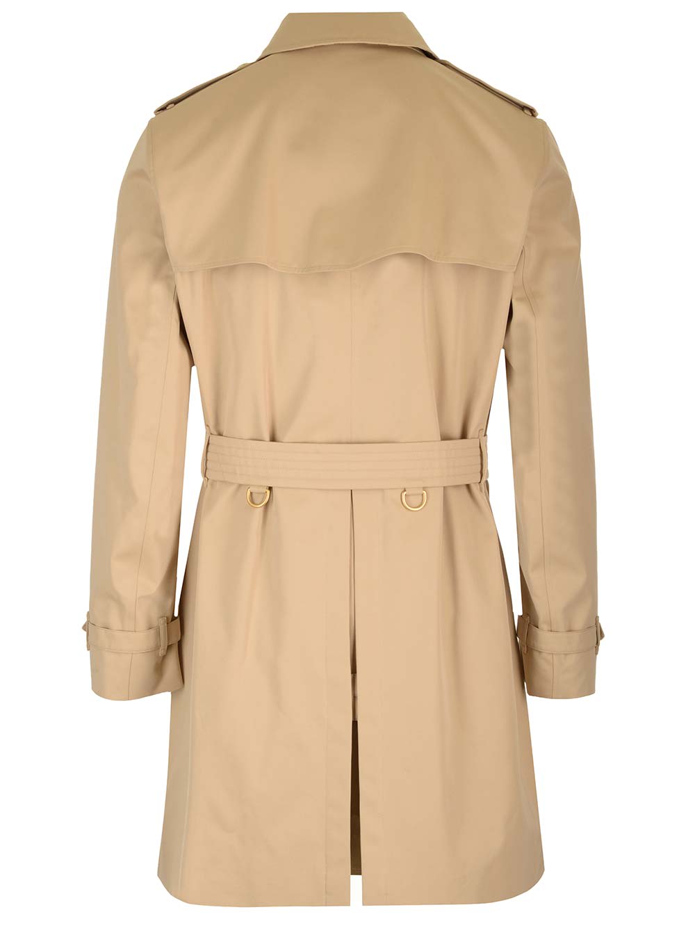 Shop Burberry The Kensington Medium Trench Coat In Beige