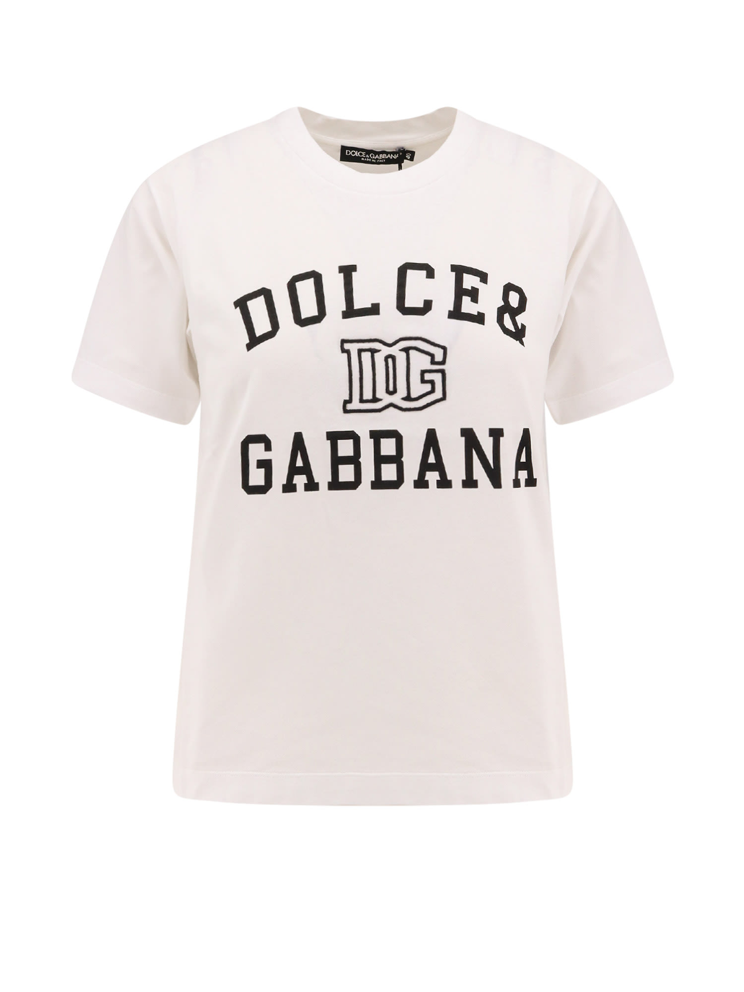 Shop Dolce & Gabbana T-shirt In White