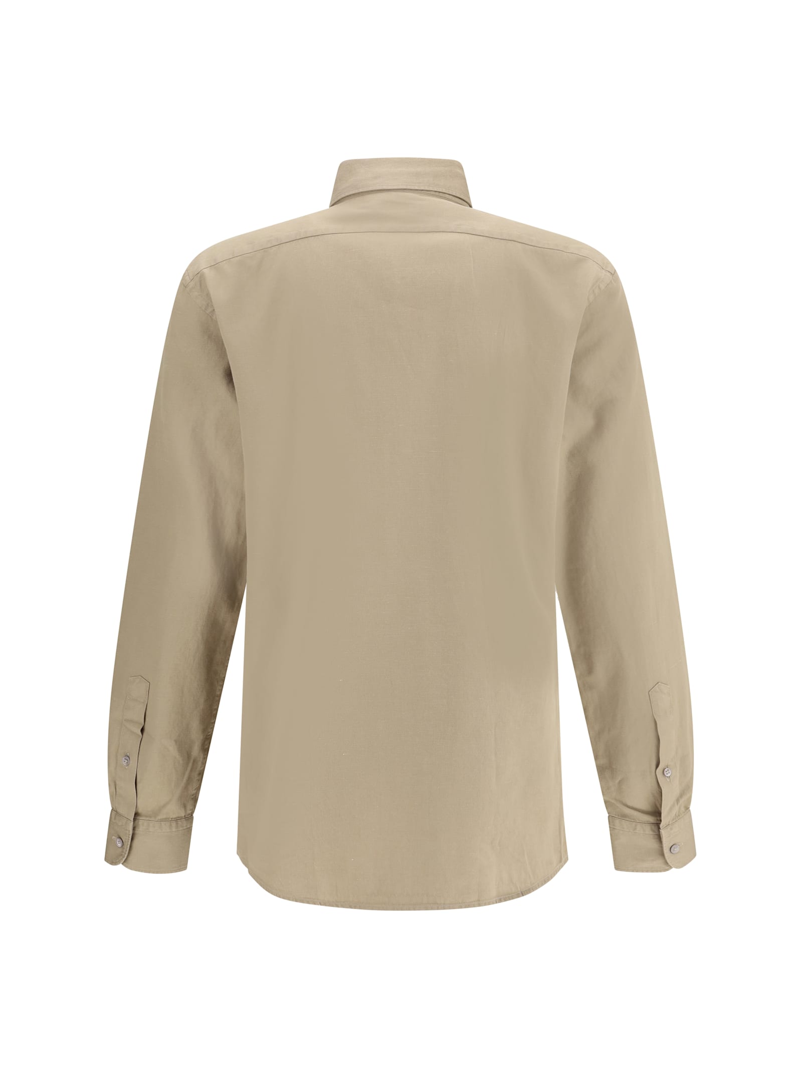 Zegna Cash Button Front Shirt In 005