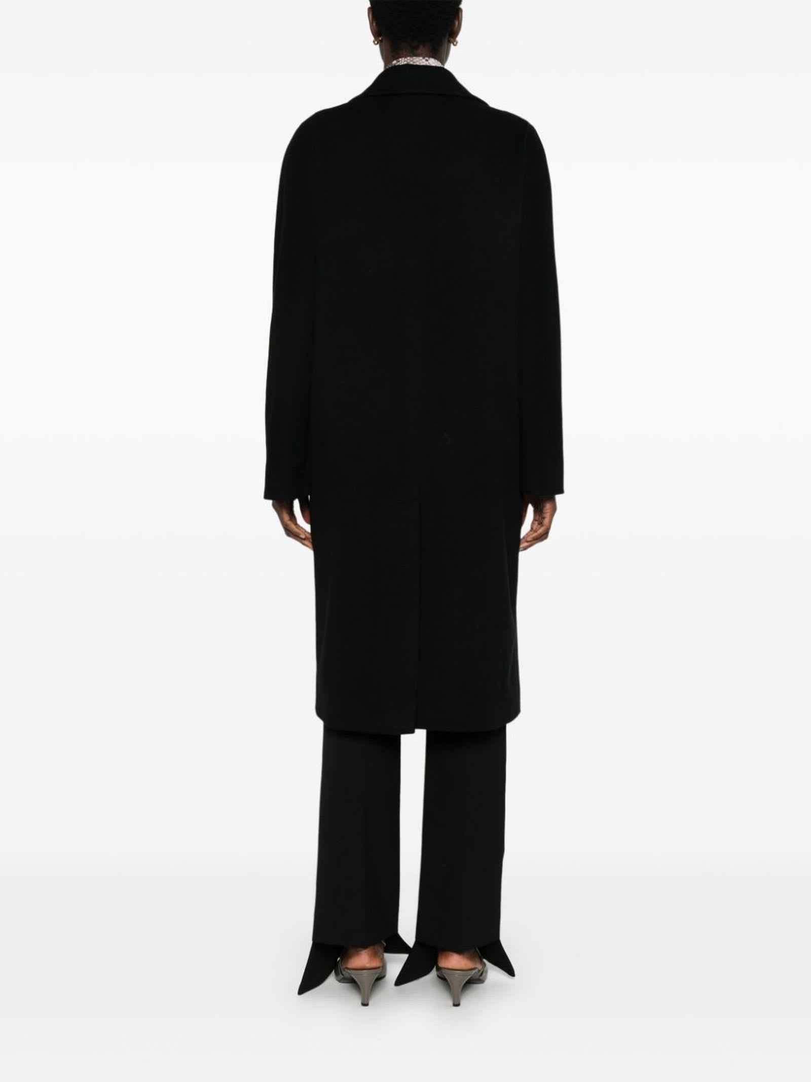 Shop Tagliatore Black Berenice Coat