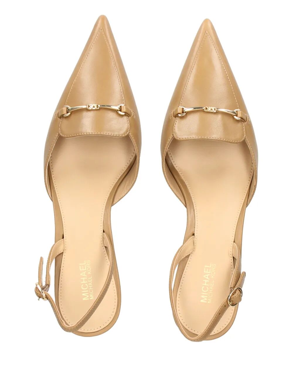 Shop Michael Michael Kors Lena Sling Back Pump In Husk