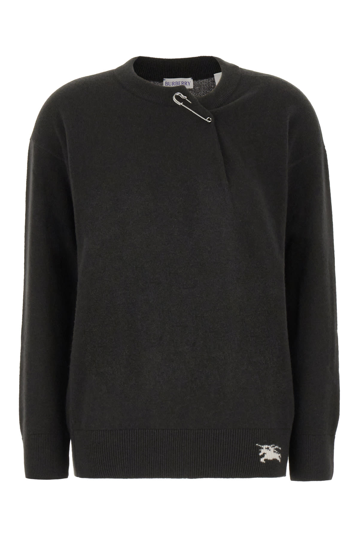 BURBERRY SLATE CASHMERE SWEATER 