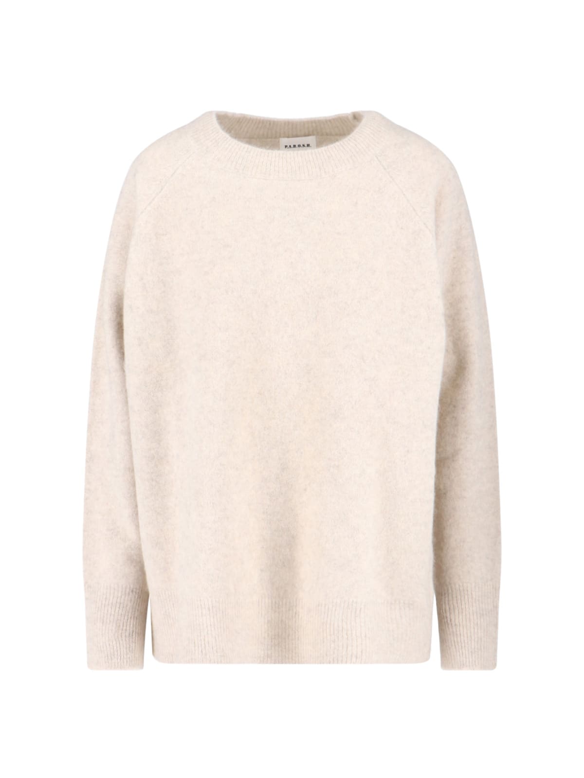 P.a.r.o.s.h Crewneck Sweater In Neutral