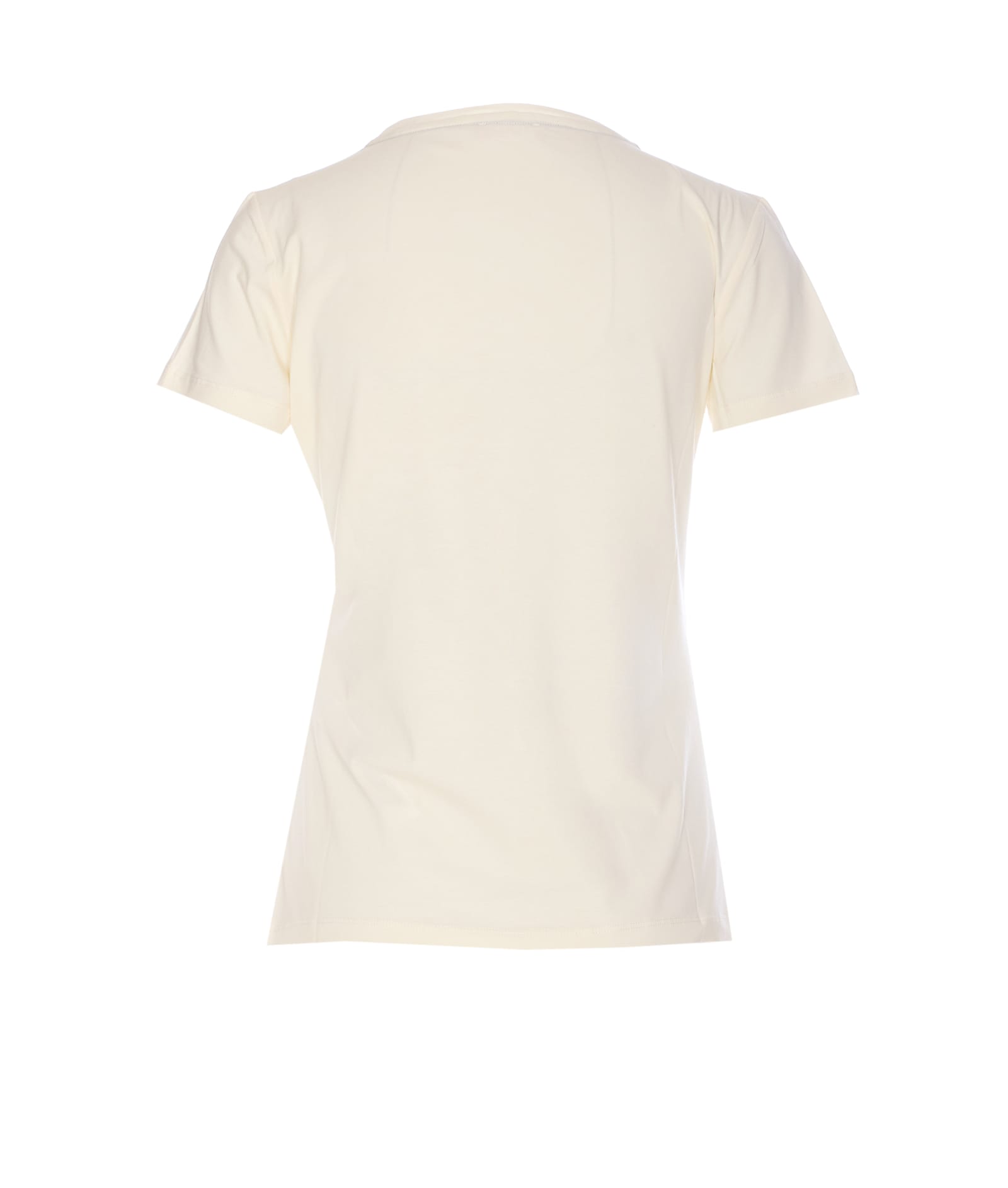 Liu •jo Crewneck Embellished Graphic Print Round Neck In White