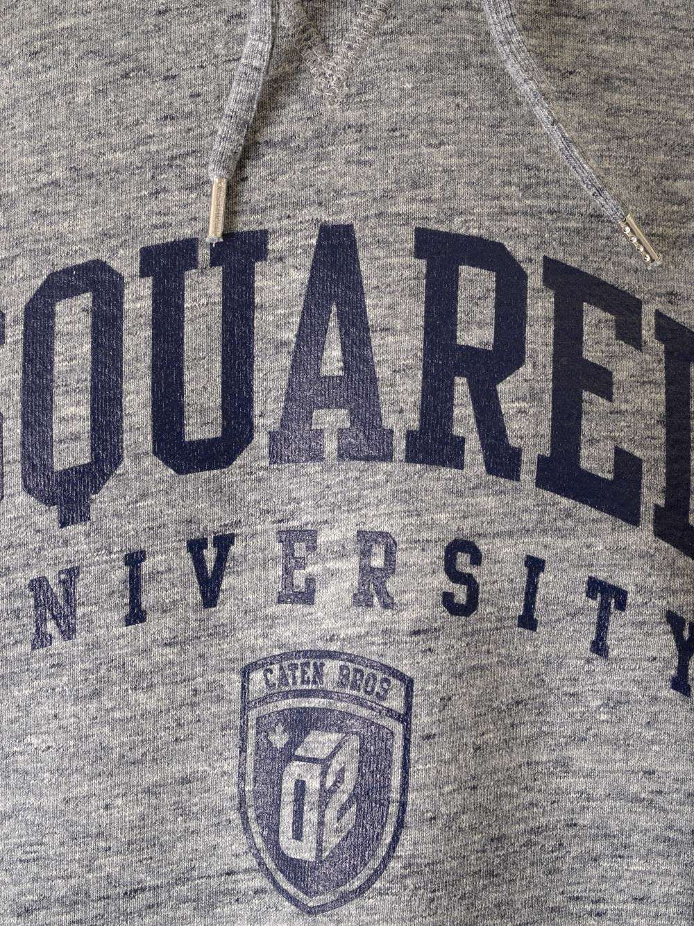 Dsquared2 Cool Fit Melange Grey Hoodie In Grey