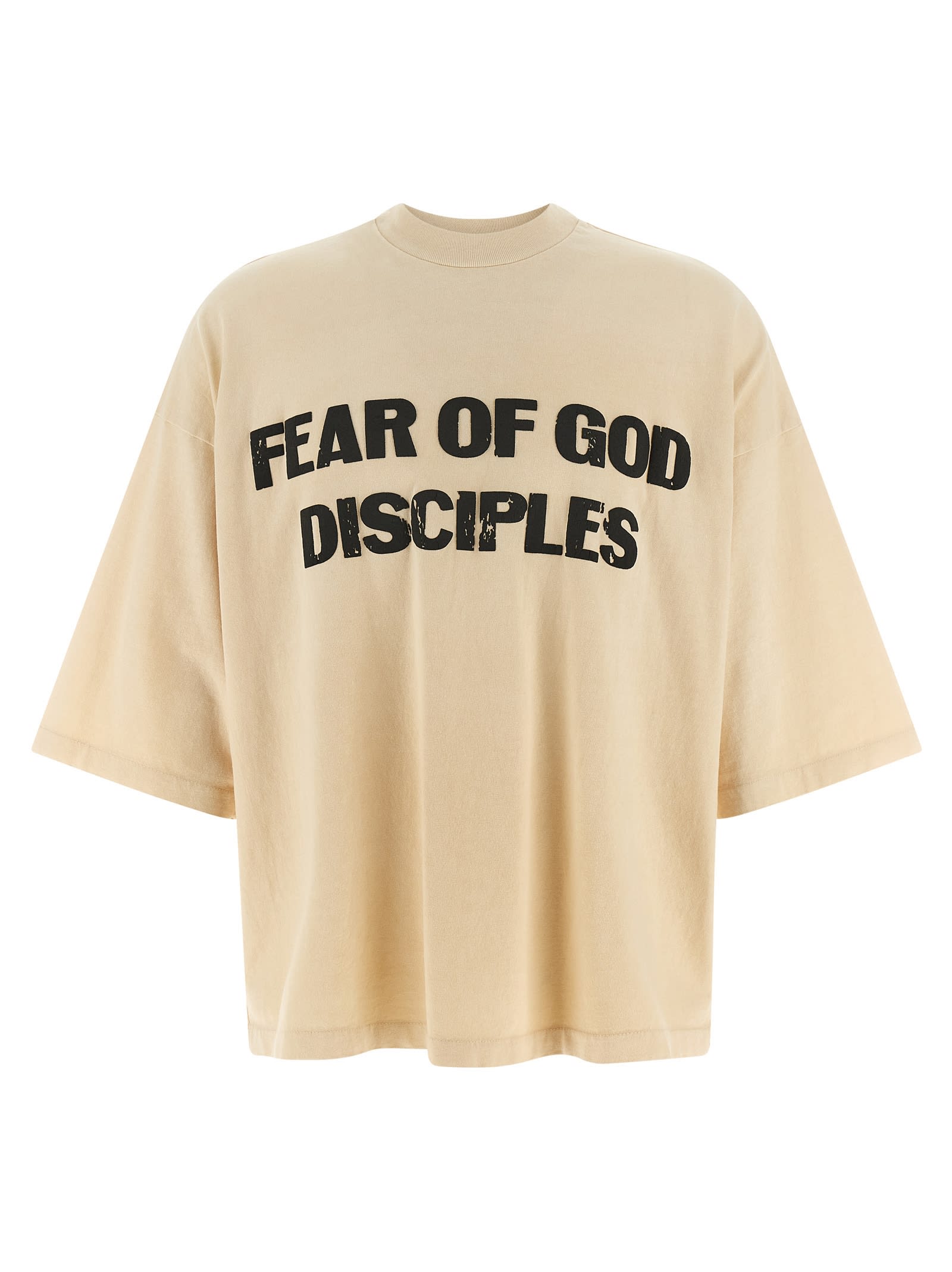Fear Of God Graphic Print Crew Neck Short Sleeve T-shirt In Multi