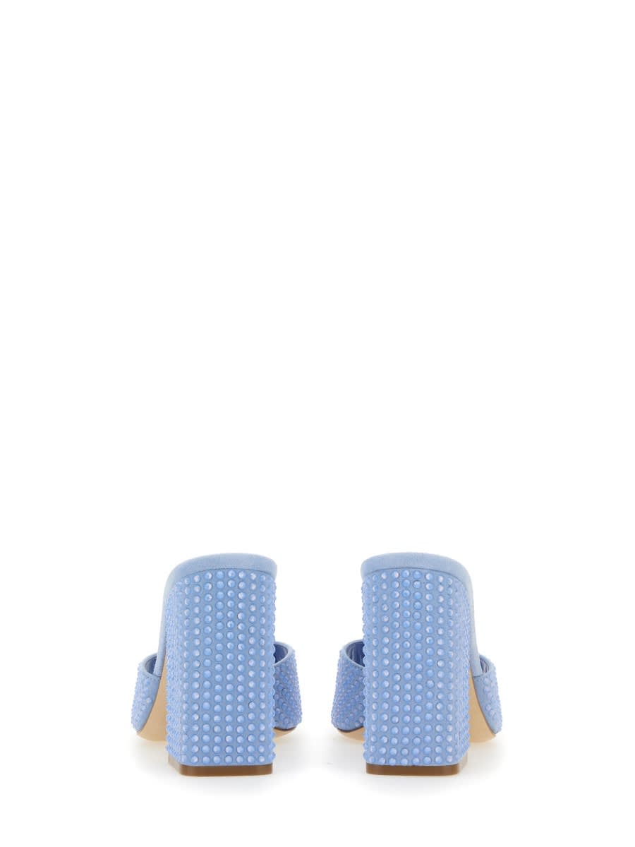 Shop Paris Texas Mules Holly Anja In Azure