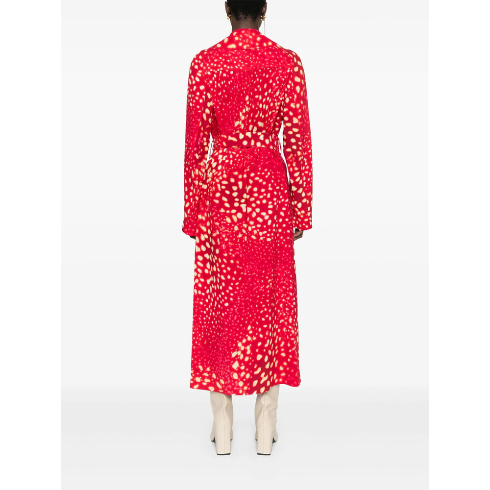 Dries Van Noten Coat In Red
