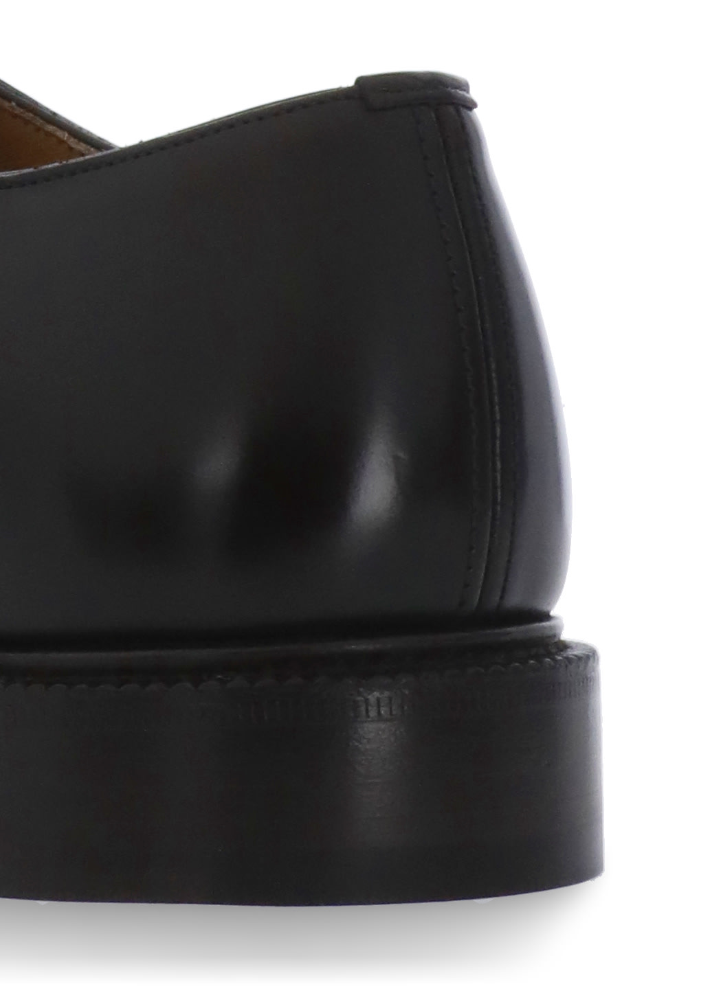 Church's Black Leather Lace Up Shoes In Black