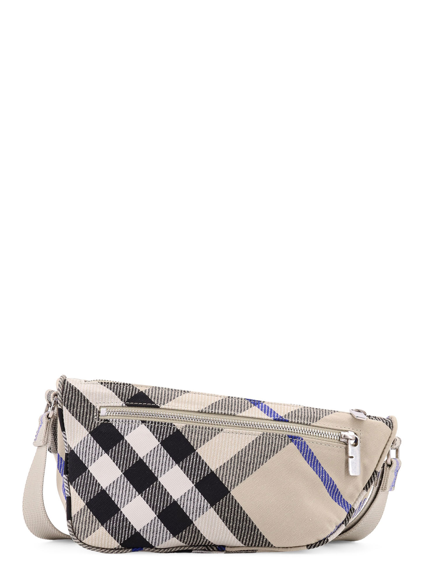 Shop Burberry Shield Messenger S Shoulder Bag In Beige