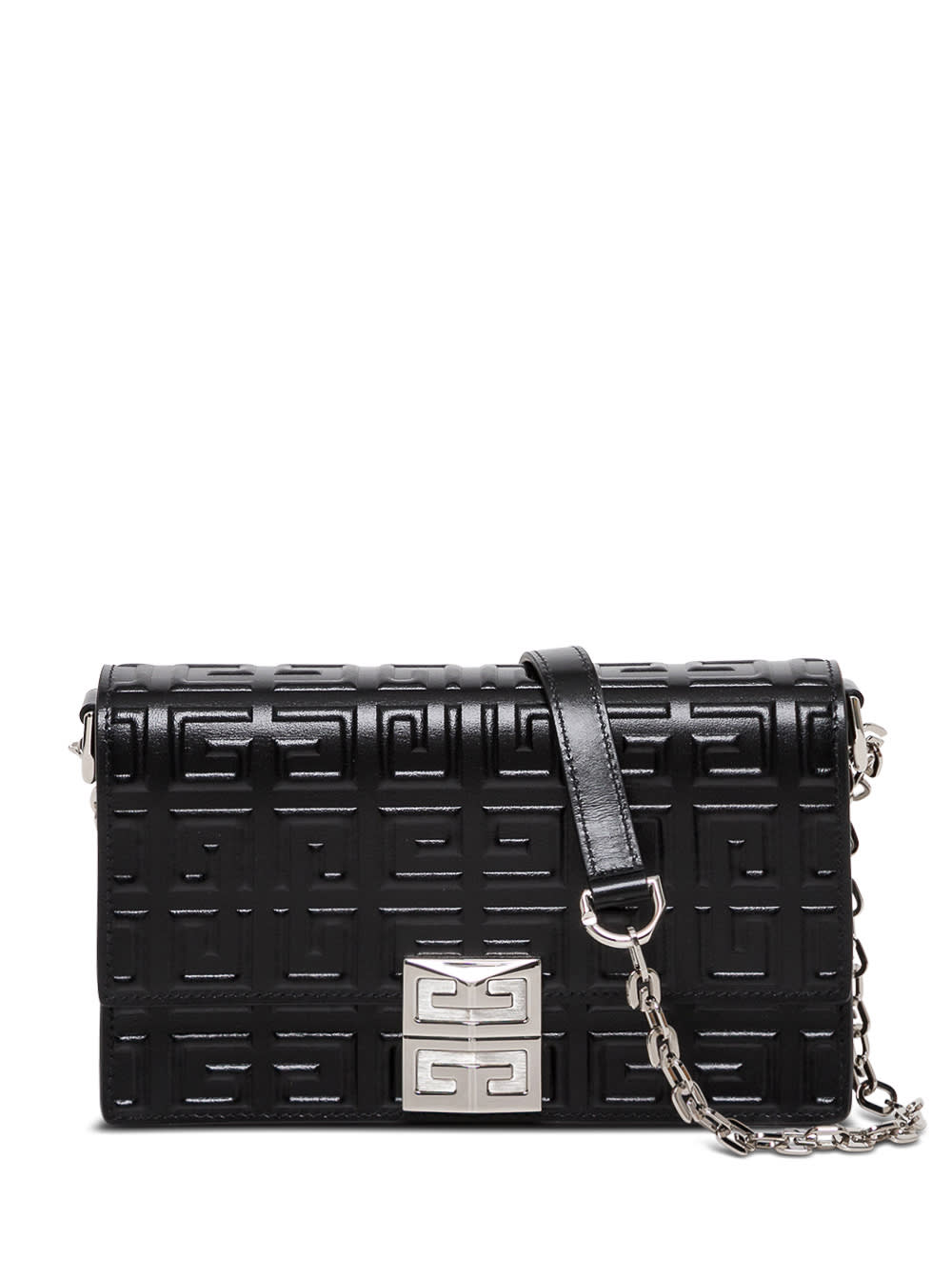 Givenchy 4g Mini Chain Black Leather Crossbody Bag