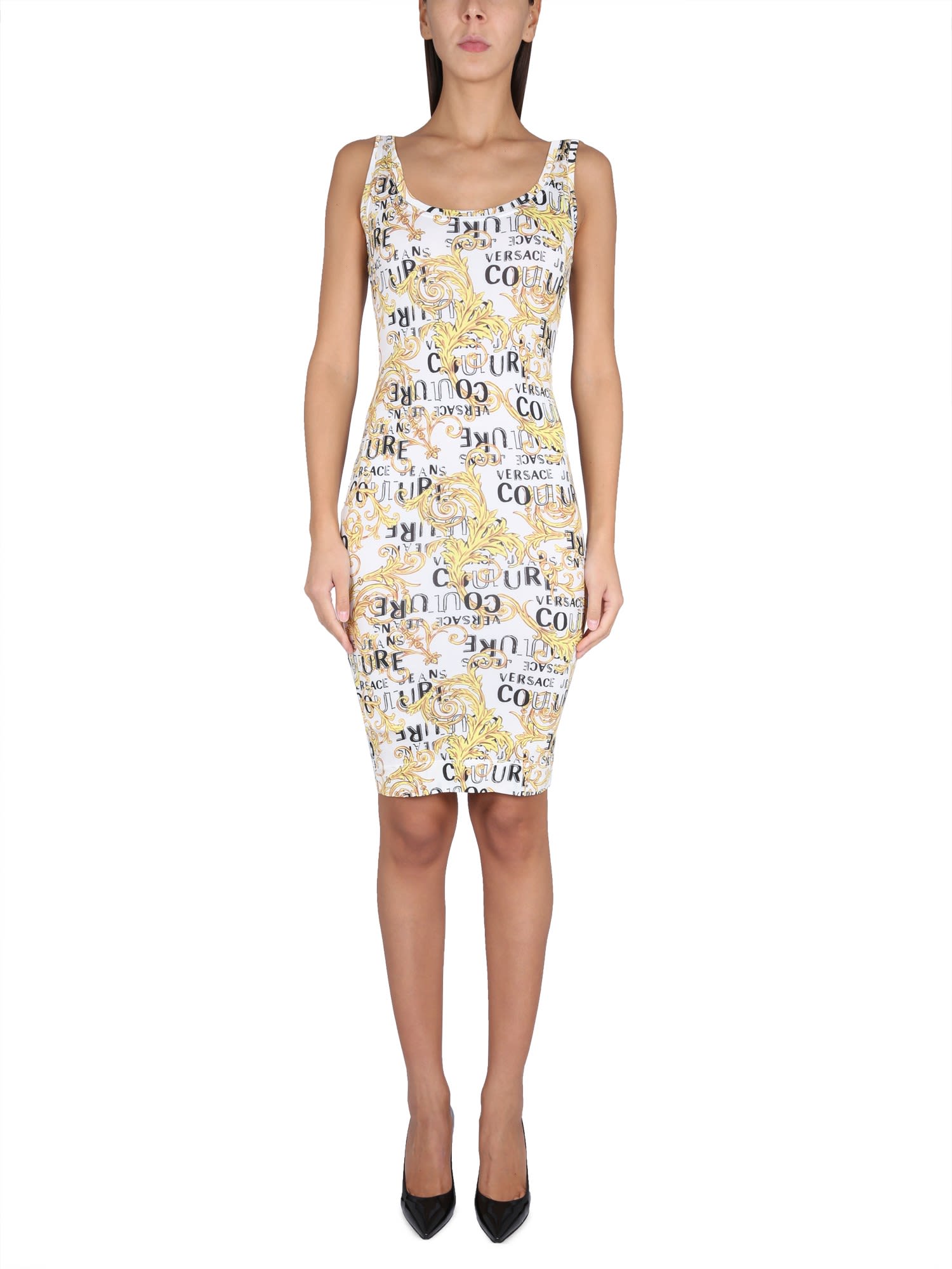 VERSACE JEANS COUTURE DRESS WITH LOGO