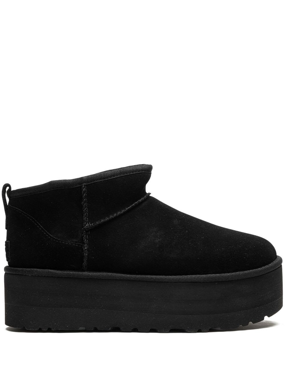 Shop Ugg Woman Classic Ultra Mini Platform Boots In Blk Black