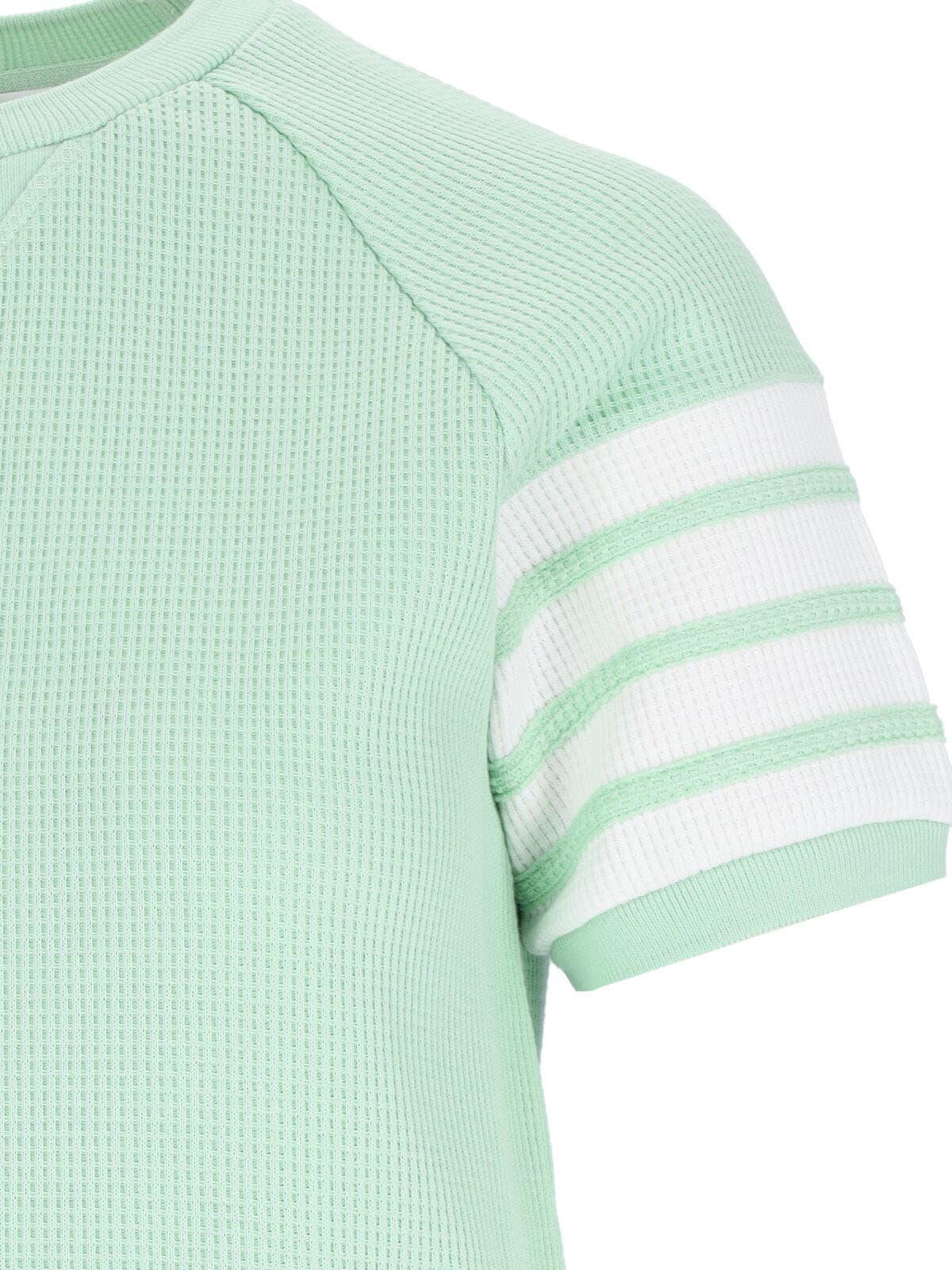 Thom Browne Woman Sweater Light Green Size 8 Cotton In Green