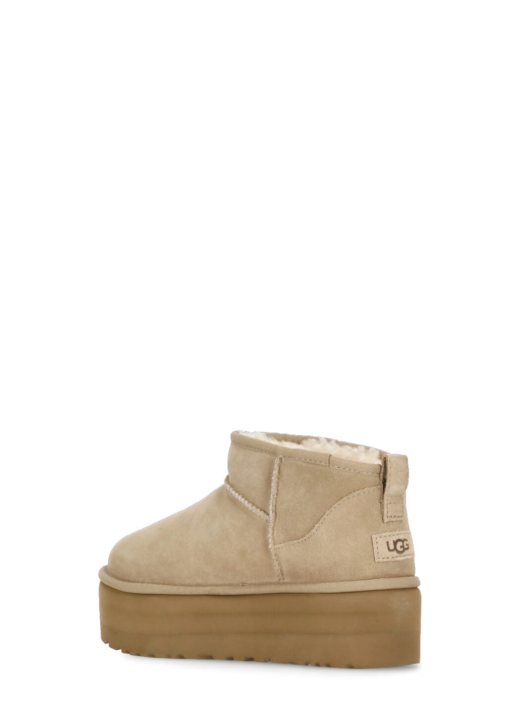 Ugg Classic Ultra Mini 1135092-san Platform Boots Women Sand Suede Comfort Ankle In Brown
