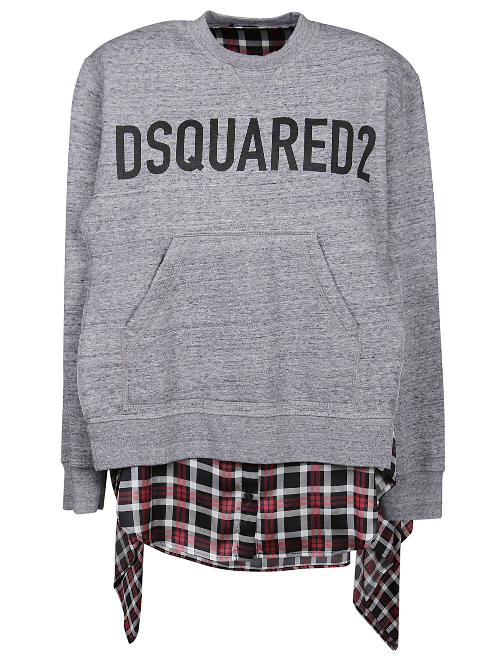 Dsquared2 Check Layer Sweatshirt