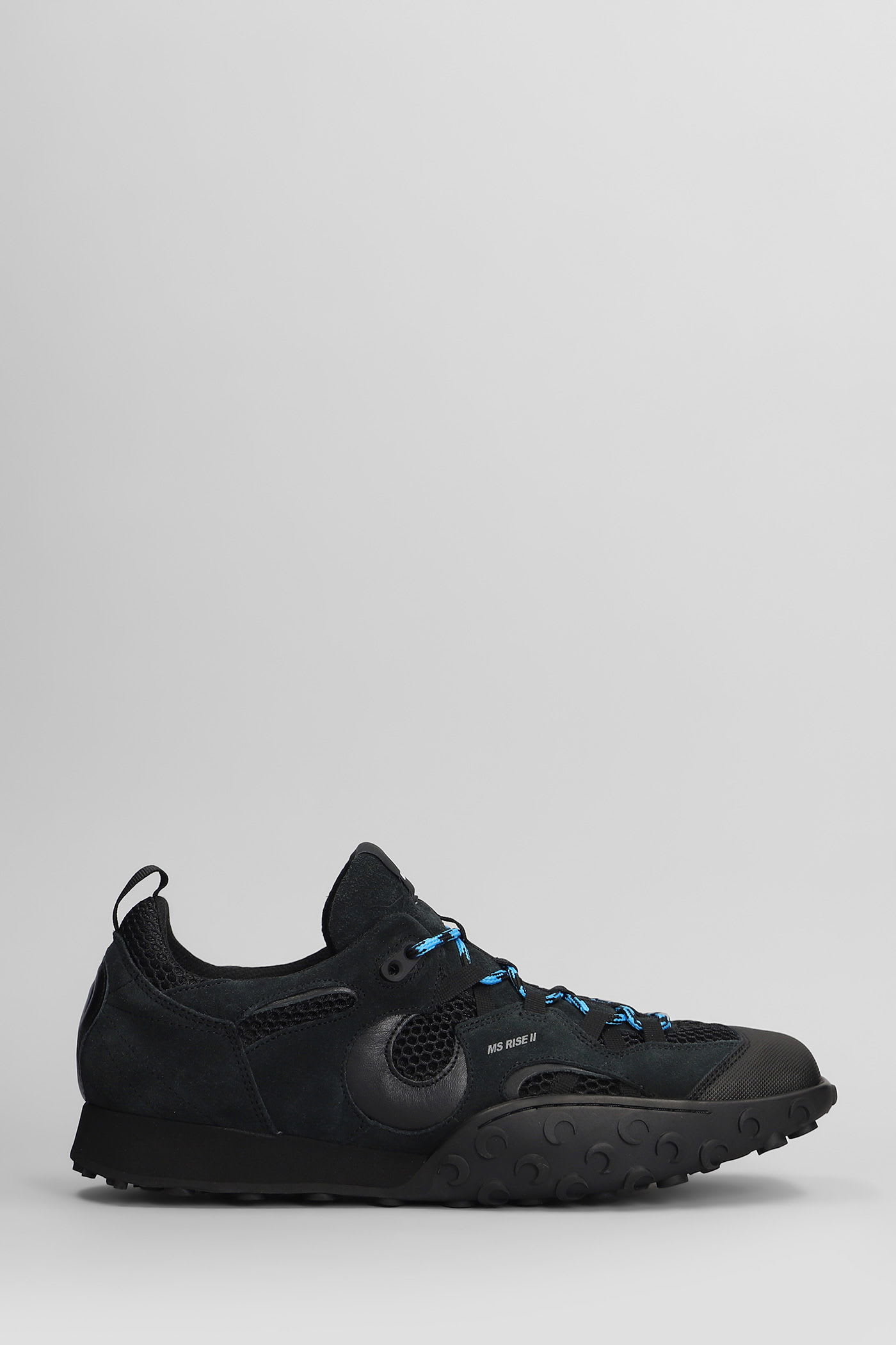 Ms Rise Tkyo Sneakers In Black Suede