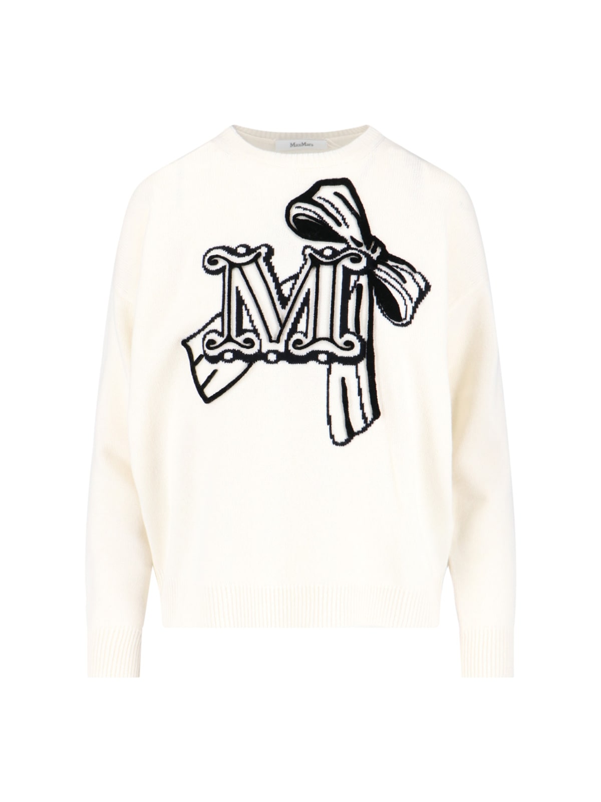 Max Mara Zurlo Wool And Cashmere Sweater In Neutral