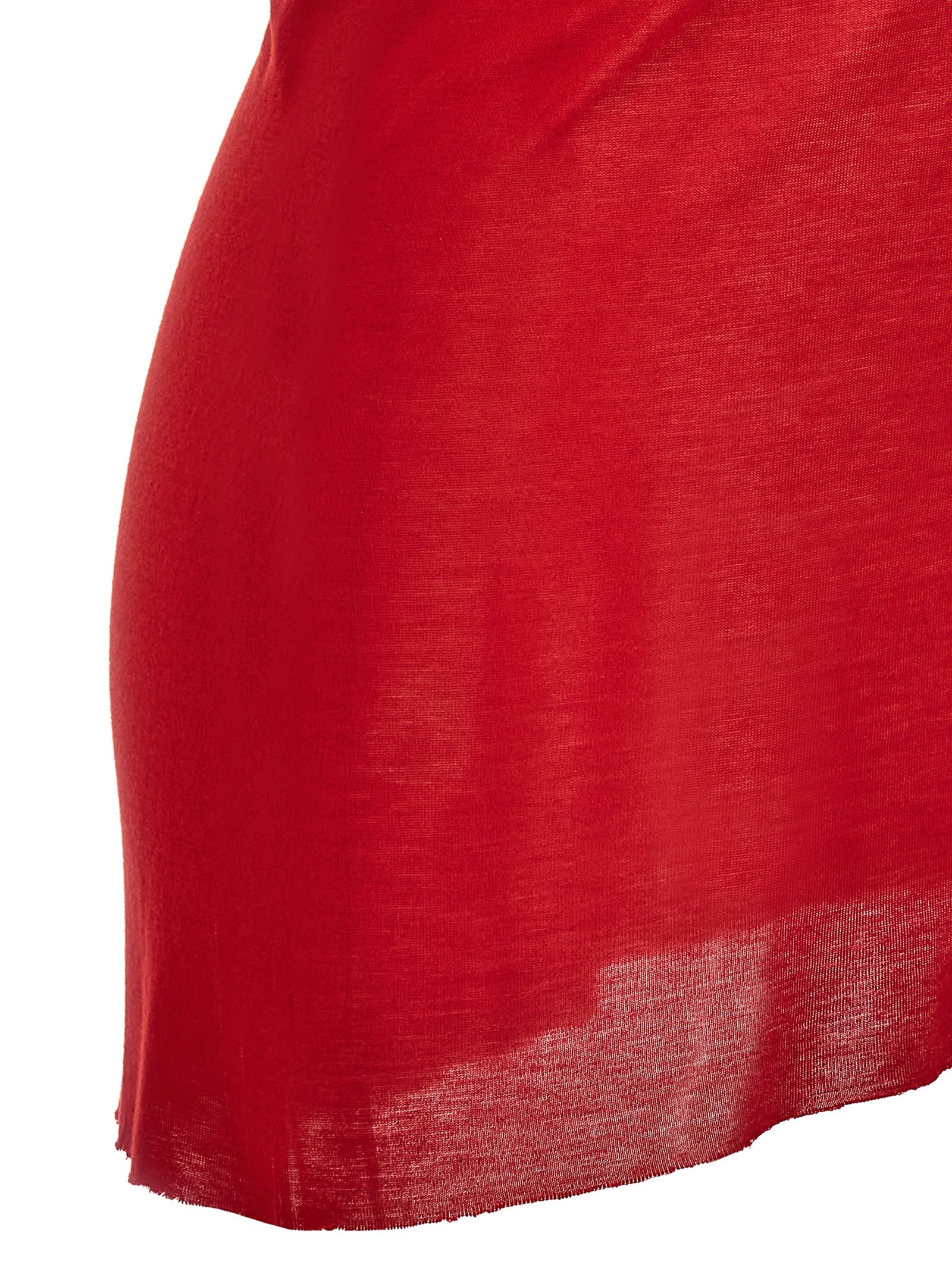 Shop Rick Owens Athena T Top In Red
