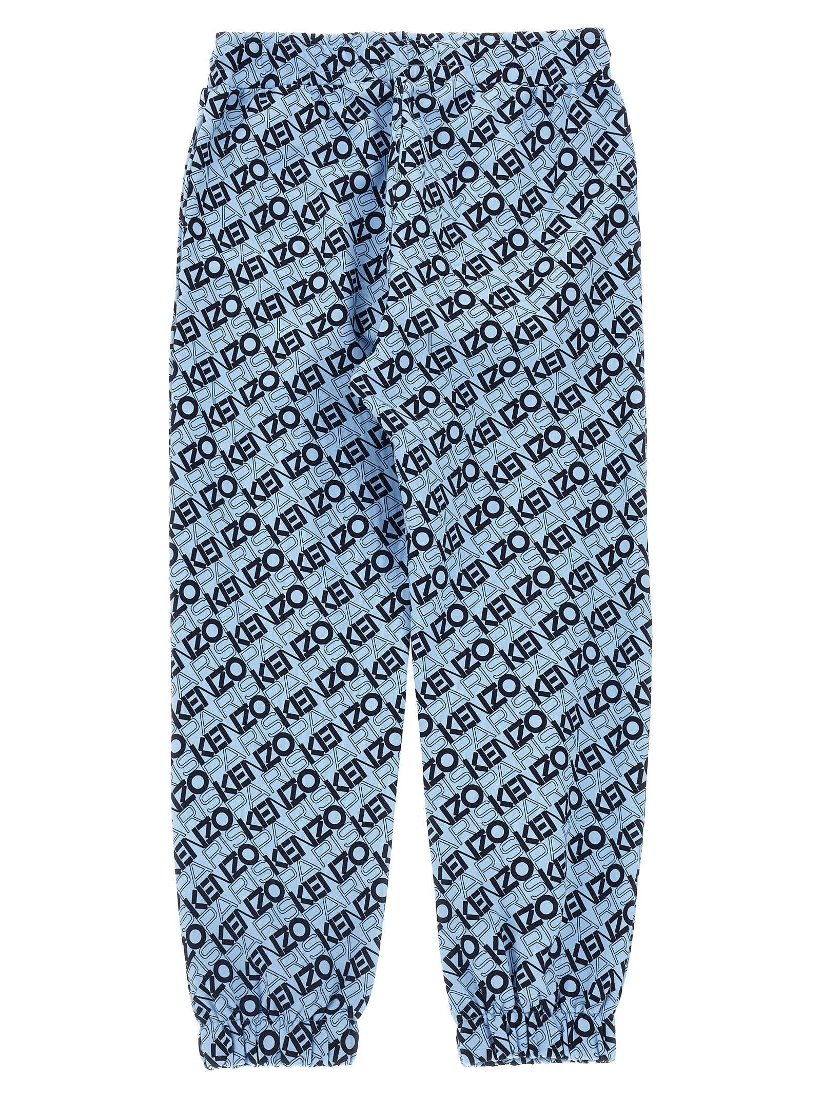 Kenzo Logo Joggers In Blue