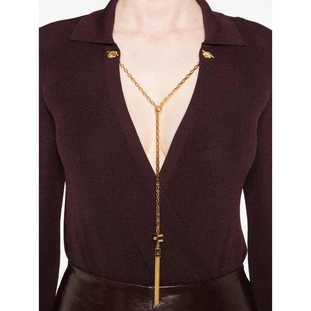 Elisabetta Franchi Bodysuit In Multi