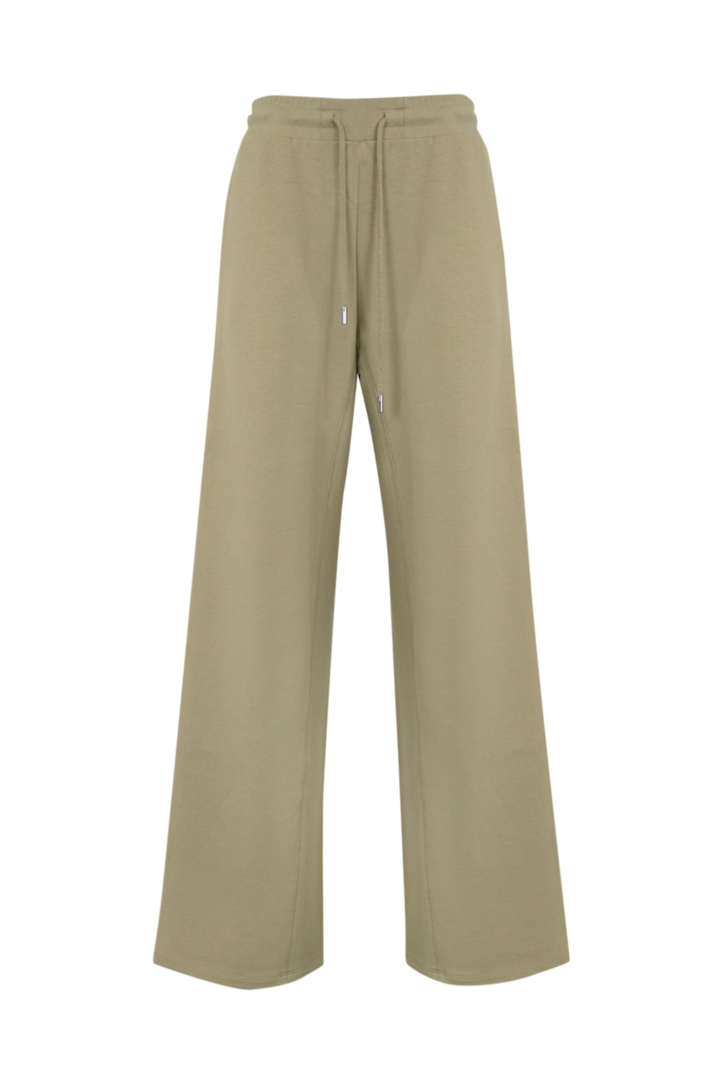 Max Mara Veles Cotton Fleece Trousers In Sabbia