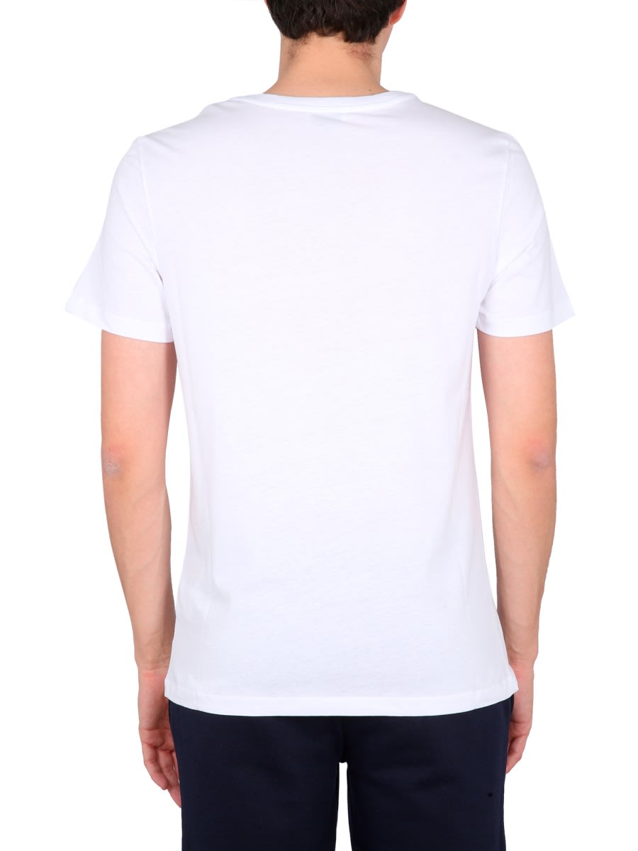 Ballantyne Graphic Print Crewneck T-shirt In White