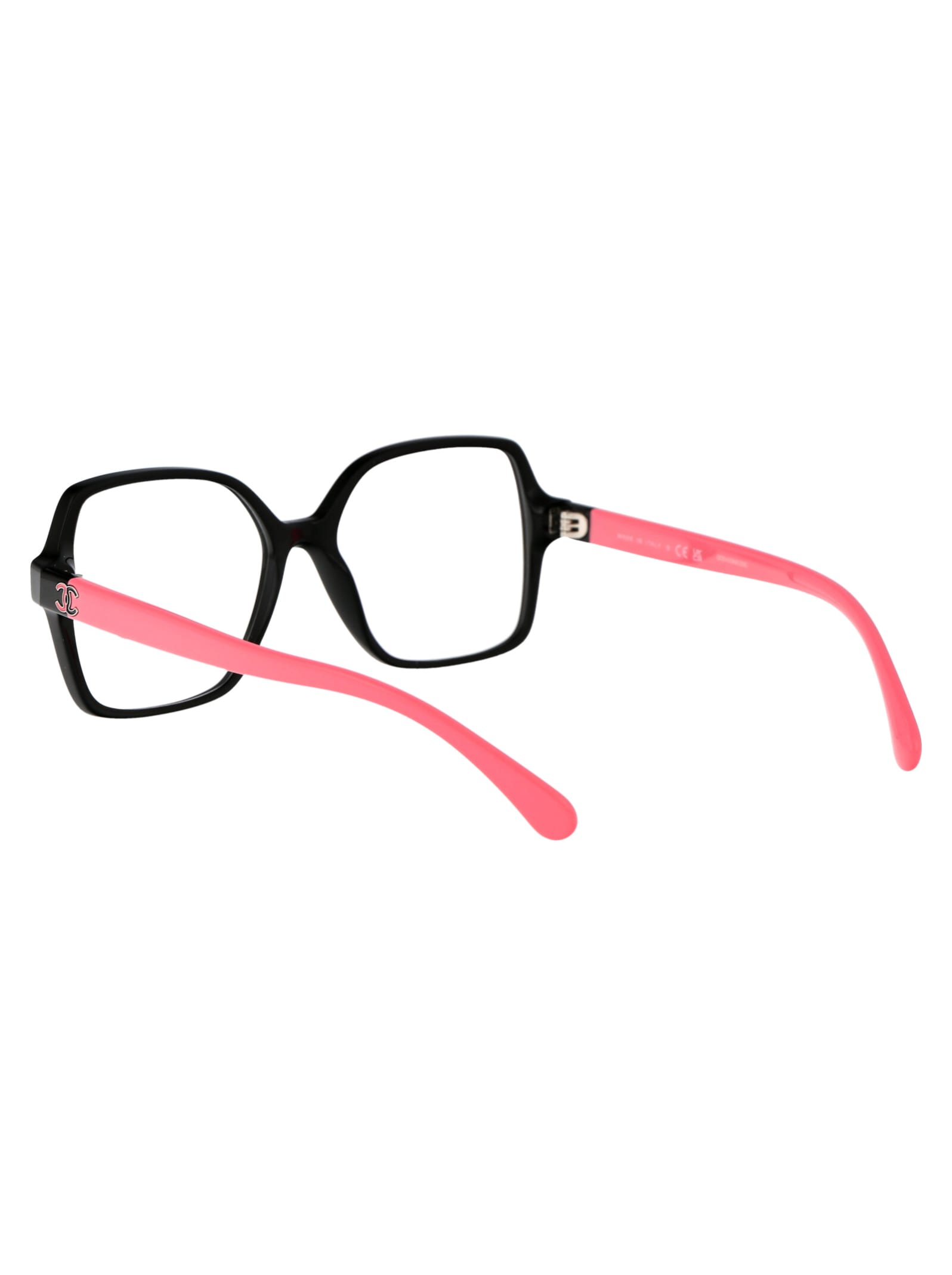 Pre-owned Chanel 0ch3473 Glasses In C535 Black