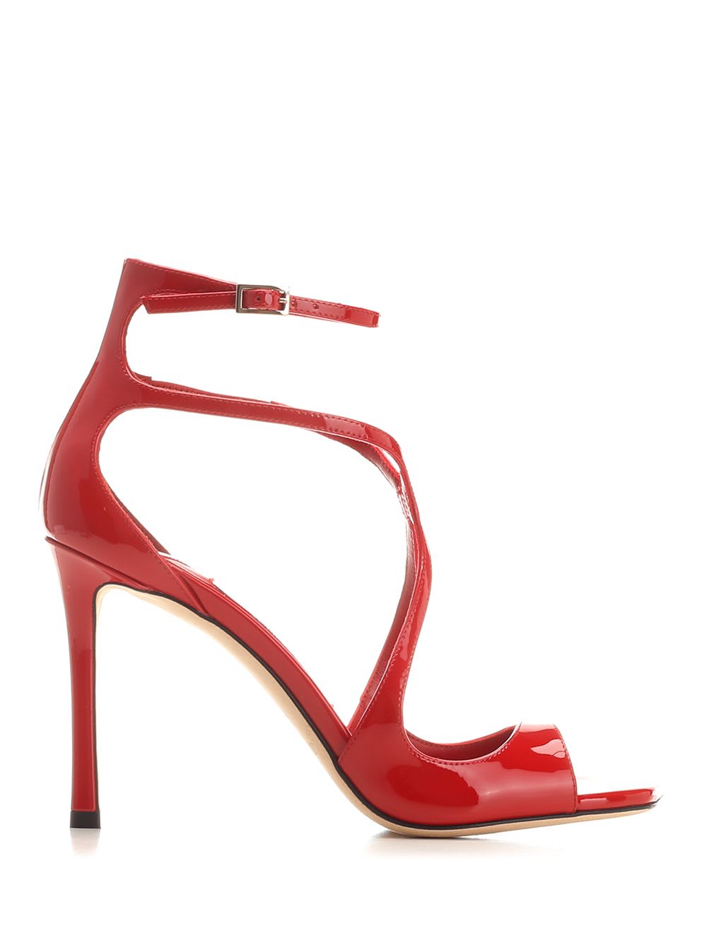 Shop Jimmy Choo Azia Patent Pump In Red