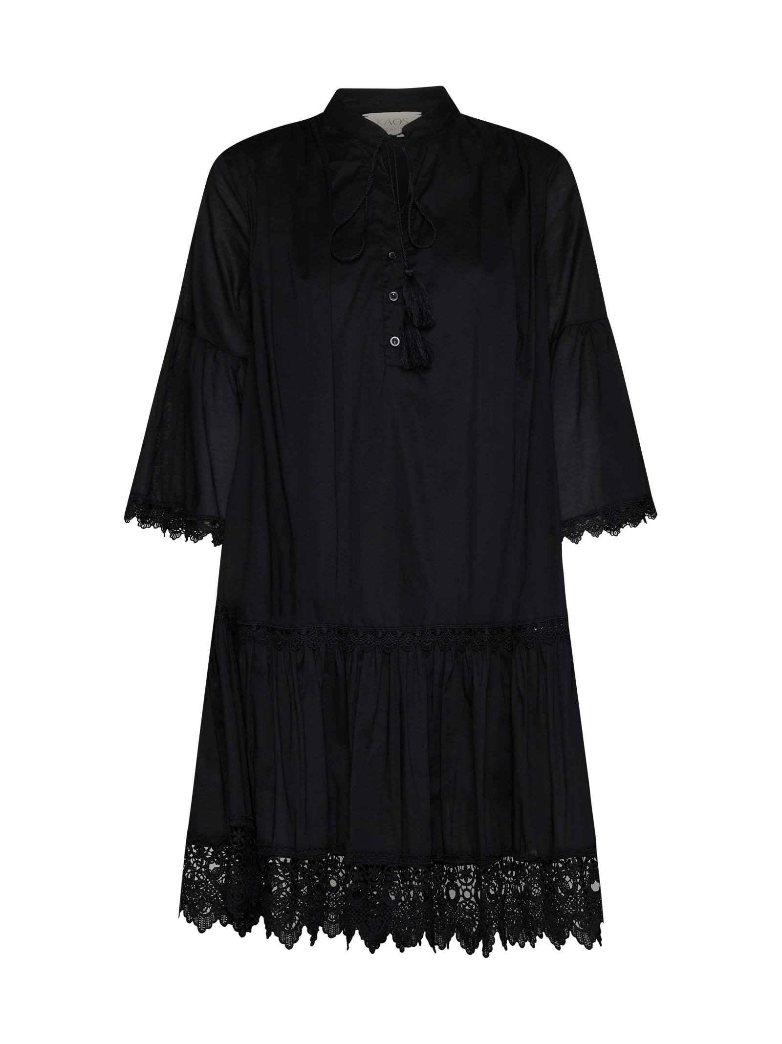 Shop Kaos Dress In Black