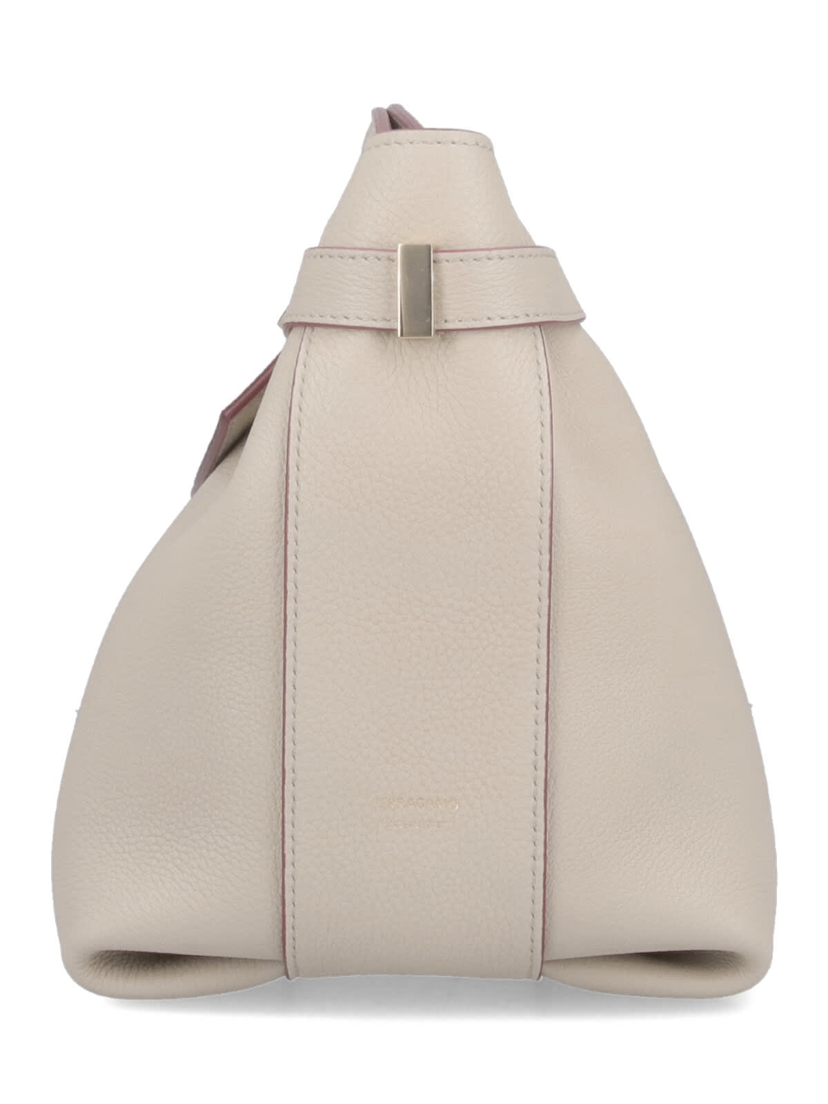 Ferragamo 'hug Soft' Large Crossbody Bag In Beige