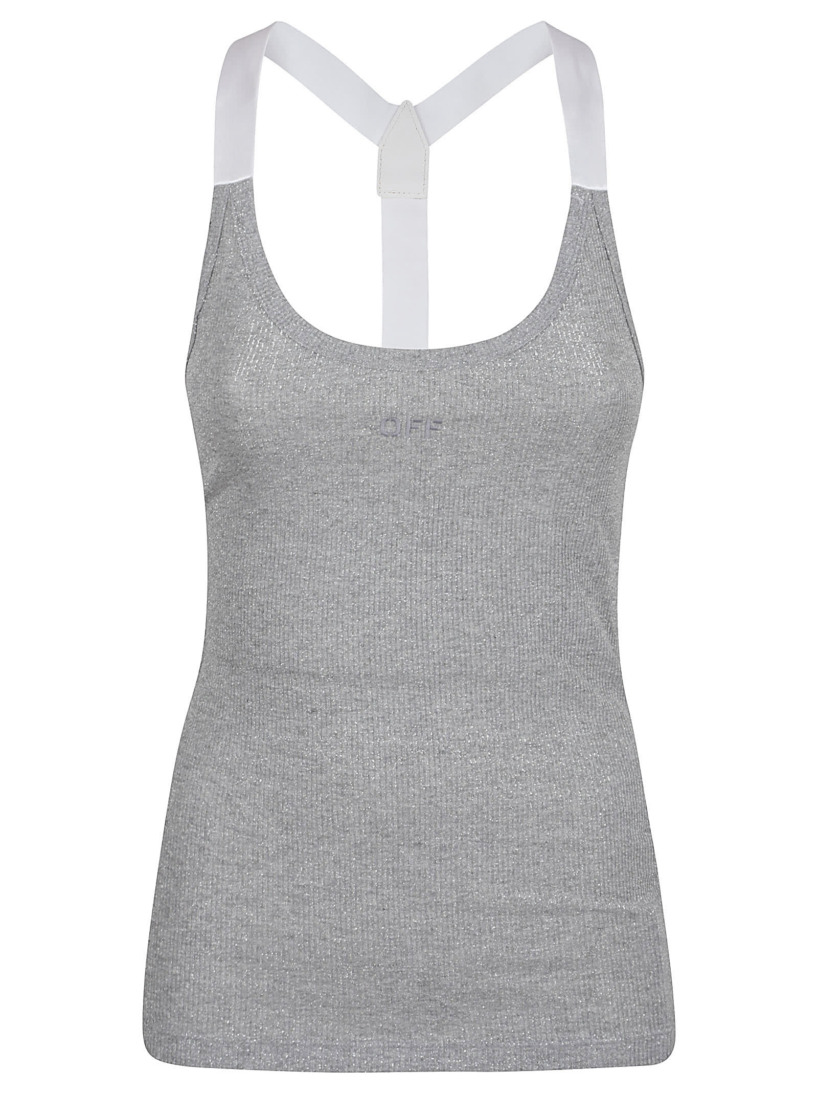 Off-white Topwear In Silver Viscose In Silver Silver