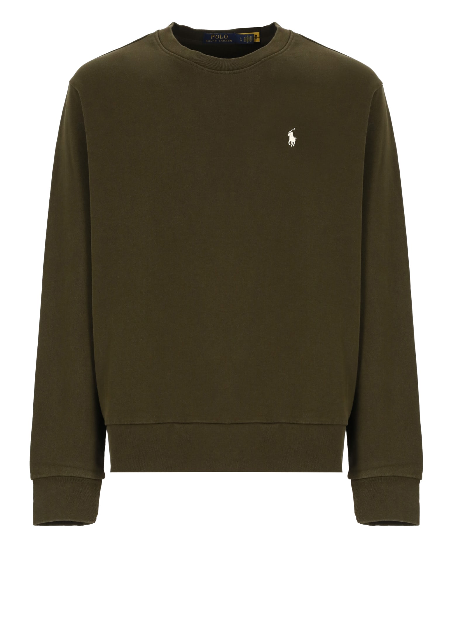 Shop Ralph Lauren Sweatshirt Pony In Green