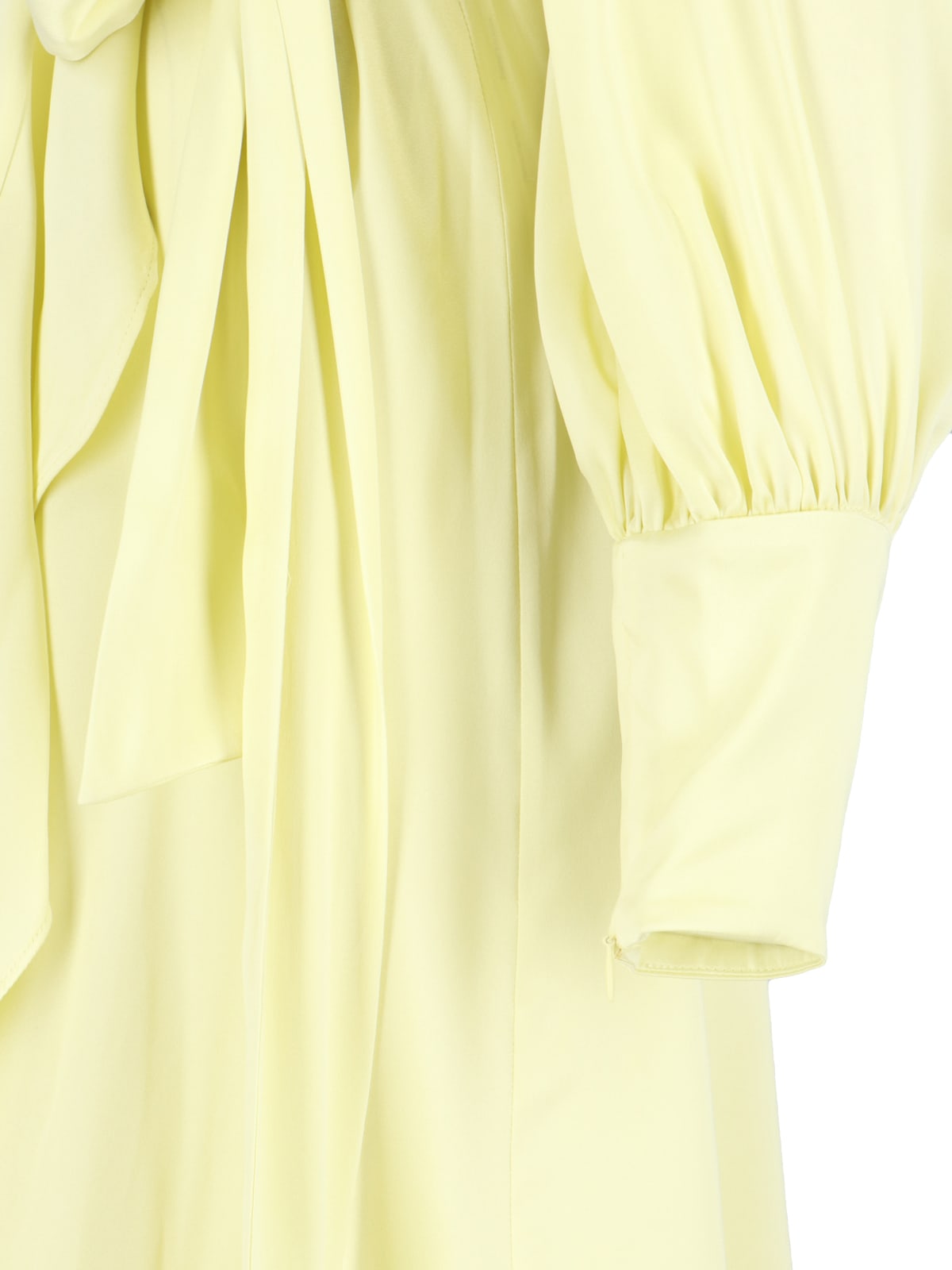 Shop Zimmermann Asymmetrical Midi Dress In Yellow