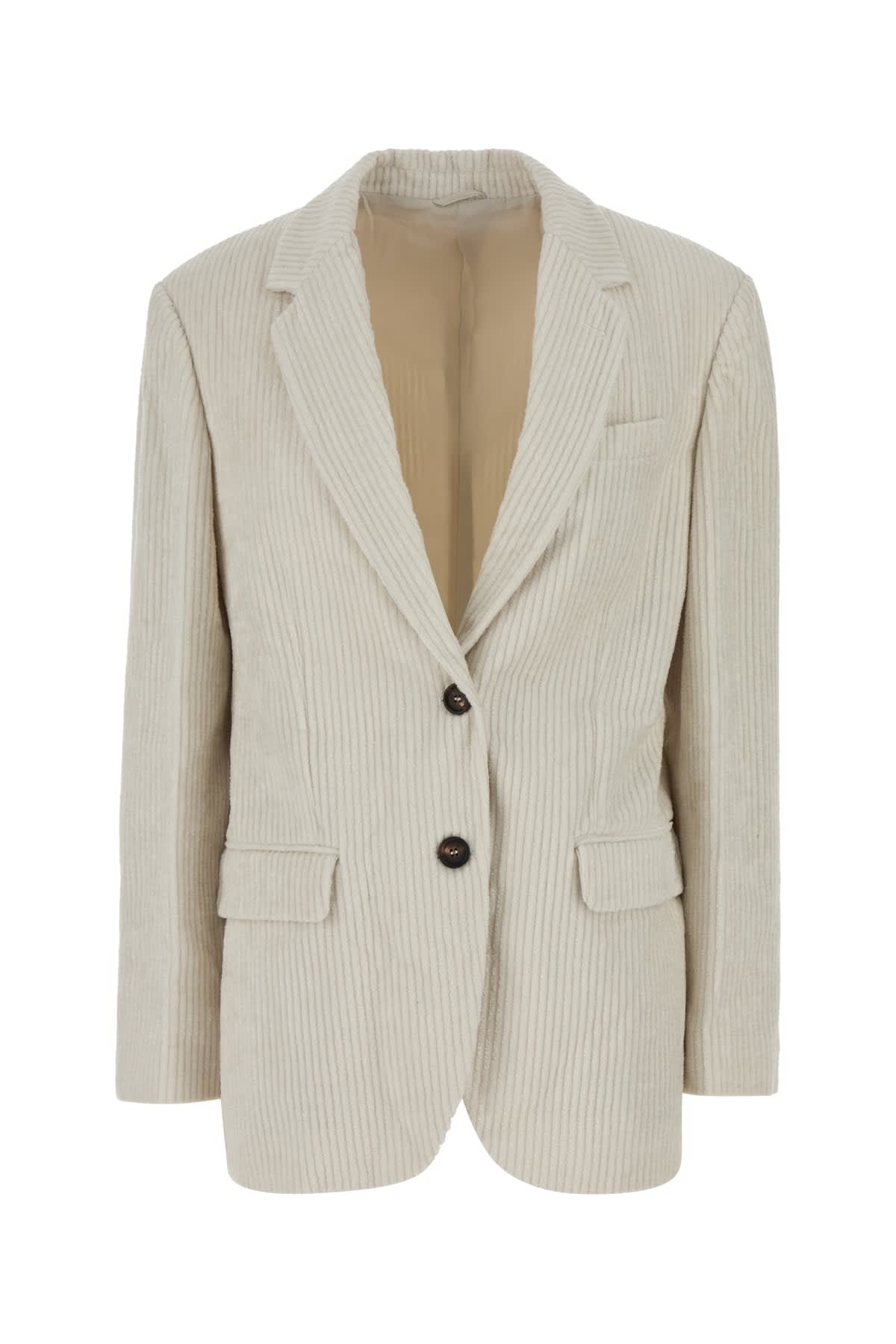 Brunello Cucinelli Blazer In Neutral