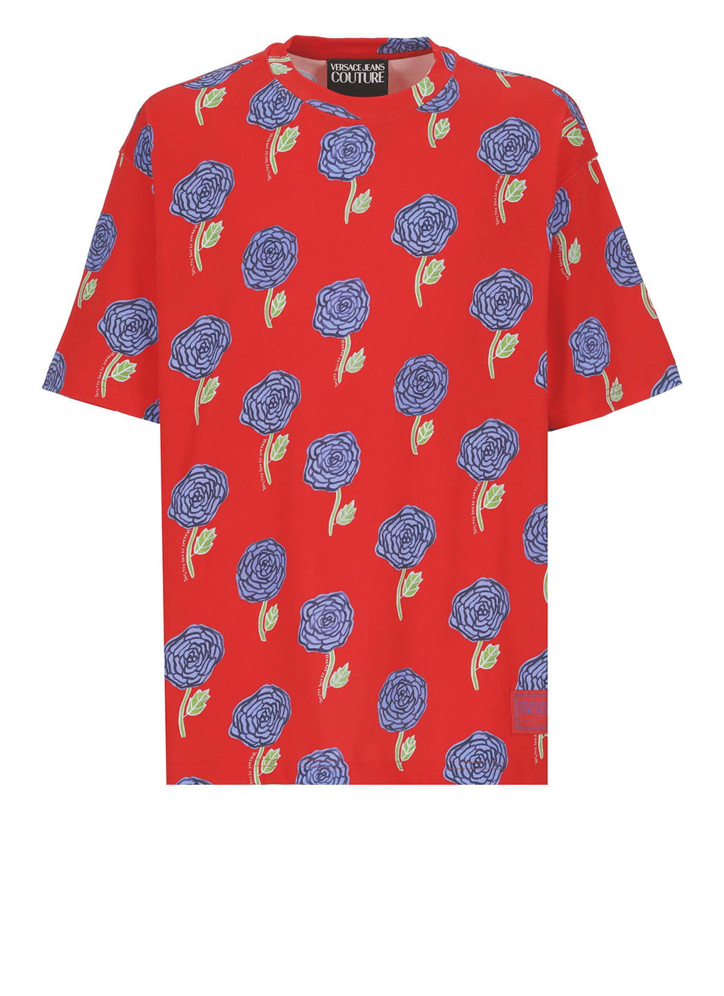 VERSACE JEANS COUTURE ROSES T-SHIRT