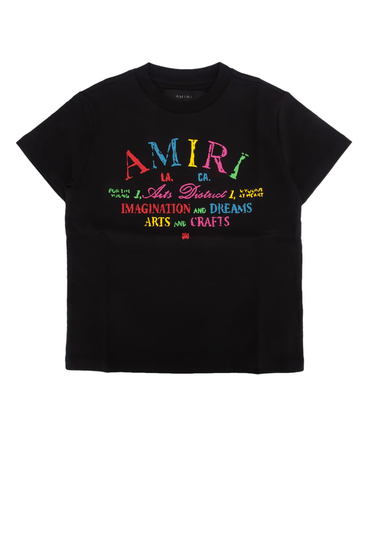 Shop Amiri Arts District Scribble Tee In Black