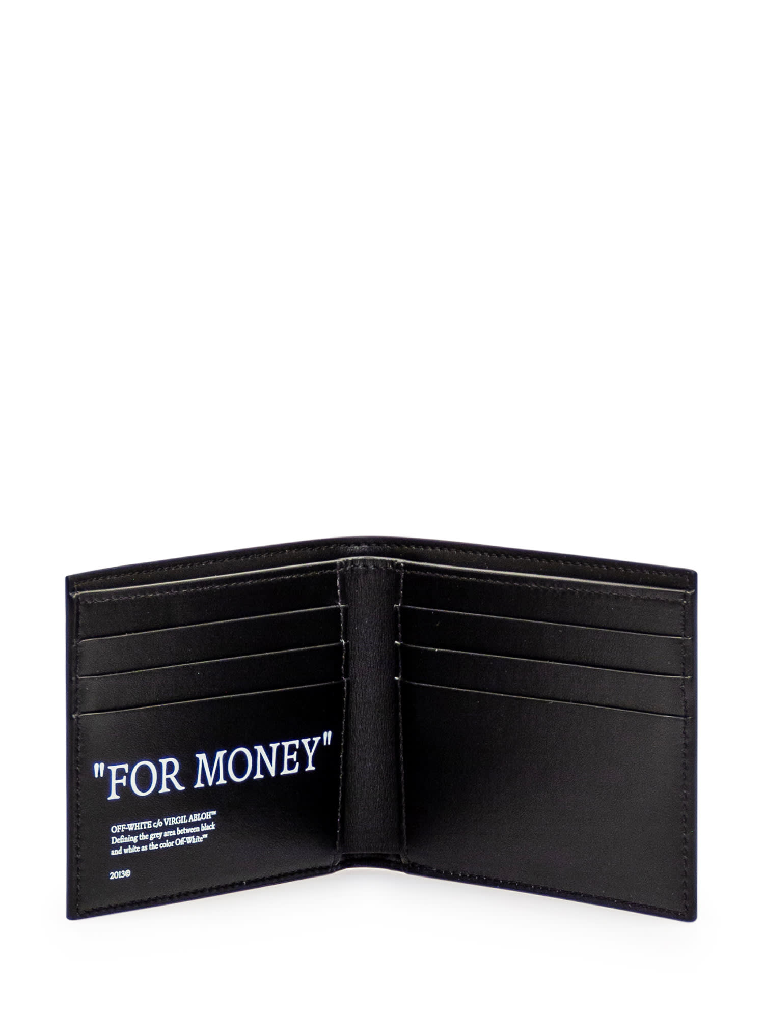 Shop Off-white For Money Wallet In Black White