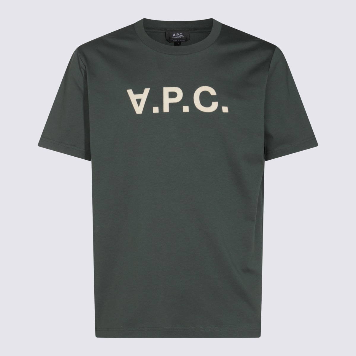 A. P.C. Grey Cotton T-shirt