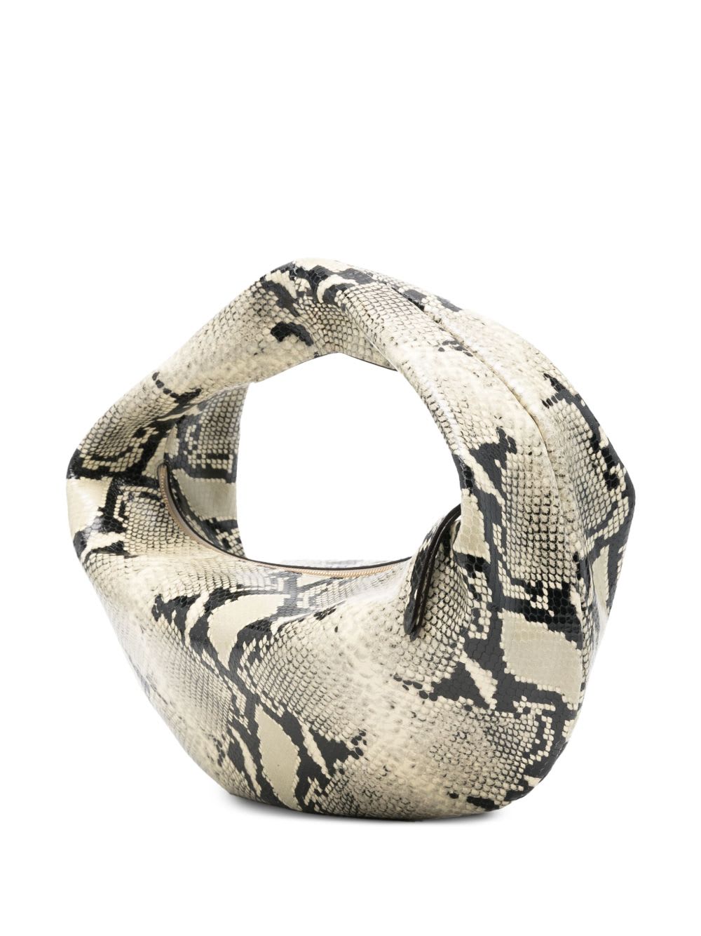 Khaite Olivia Medium Snake-effect Leather Tote In Animal Print