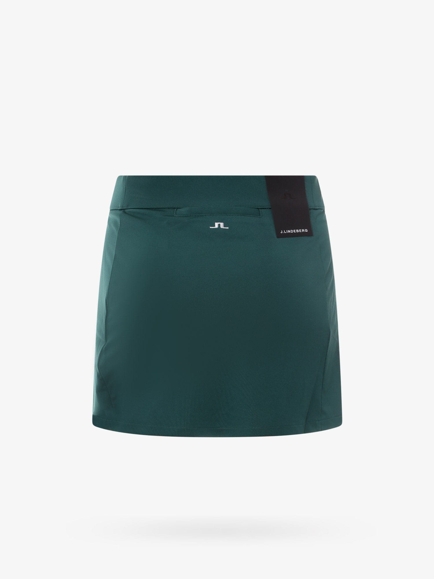 Shop J. Lindeberg Technical Fabric Midi Skirt In Green